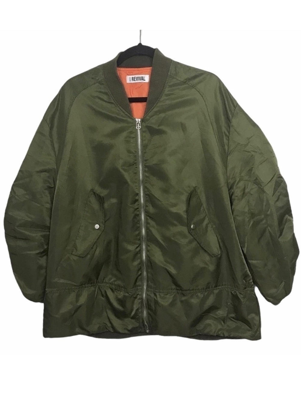 New Revival Green Bomber Jacket